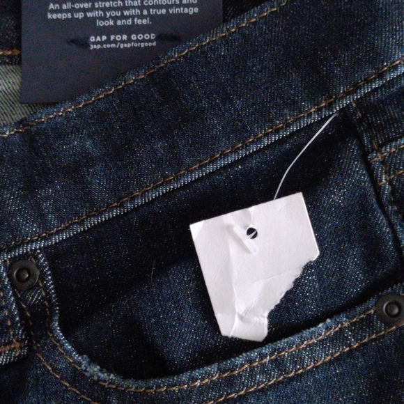 NWT Gap 27S 360° Stretch True Skinny Mid Rise Blue Jeans - Picture 13 of 16